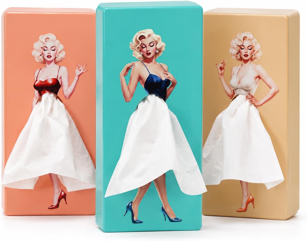 Lady Skirt Tissue Box Cover