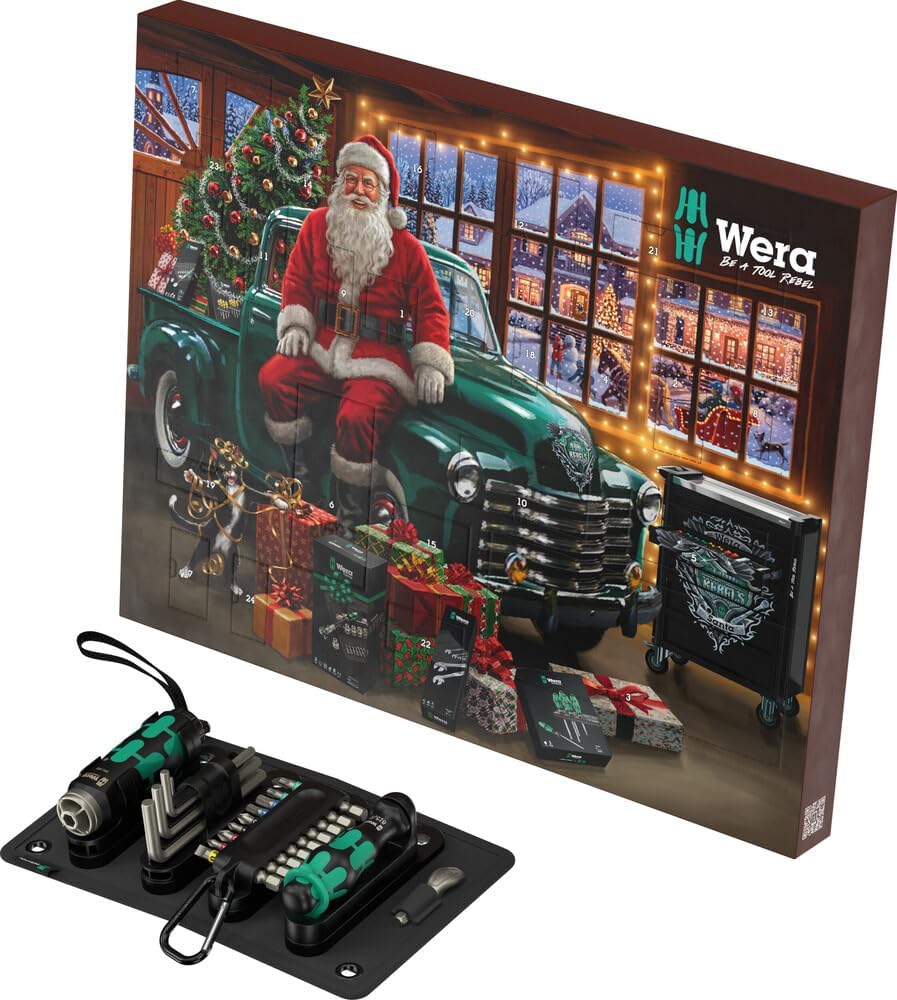 Wera 05136614001 Advent Calendar 2026, 24 Pieces