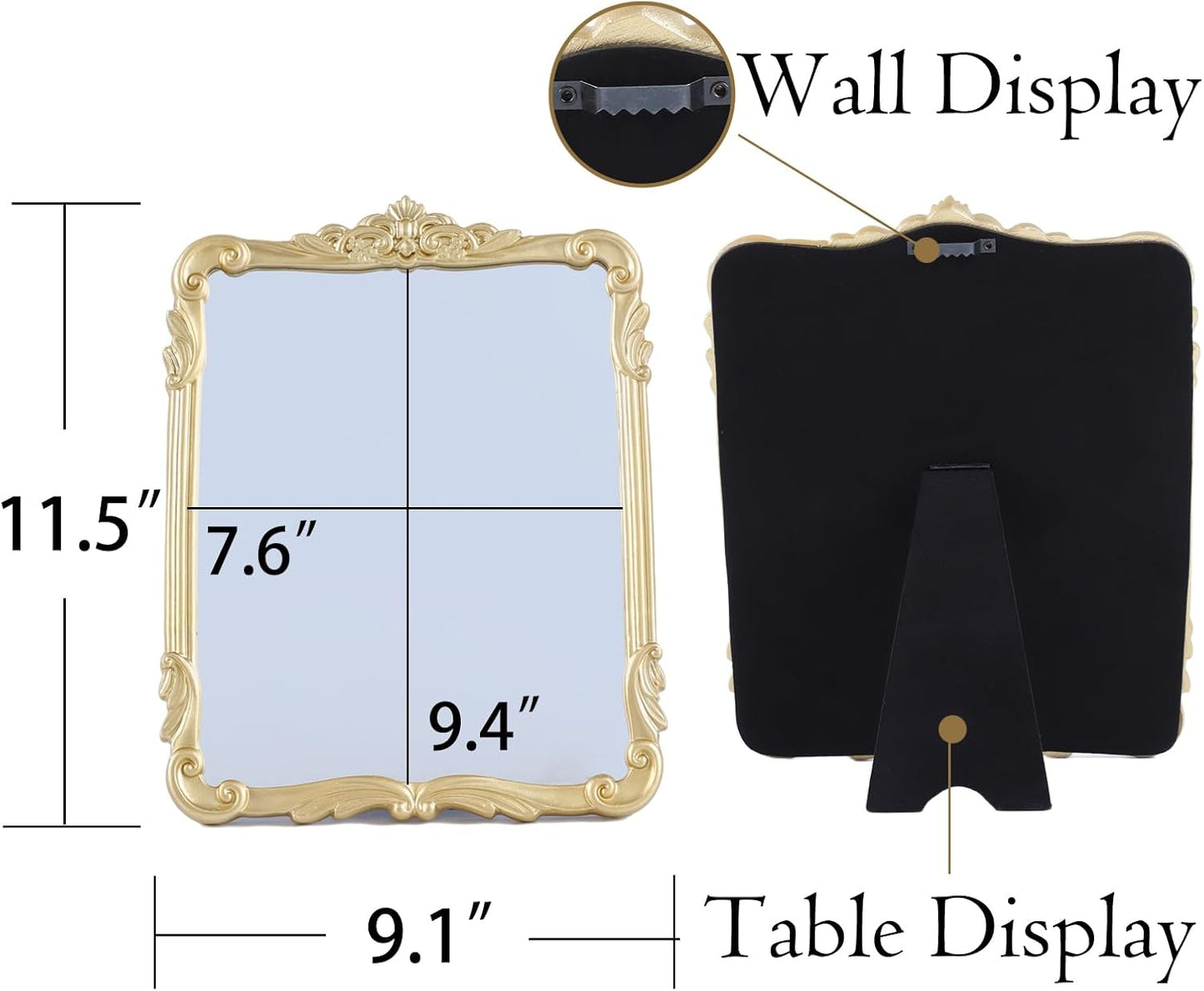 Ornate Wall Art / Gold / 8 x 10