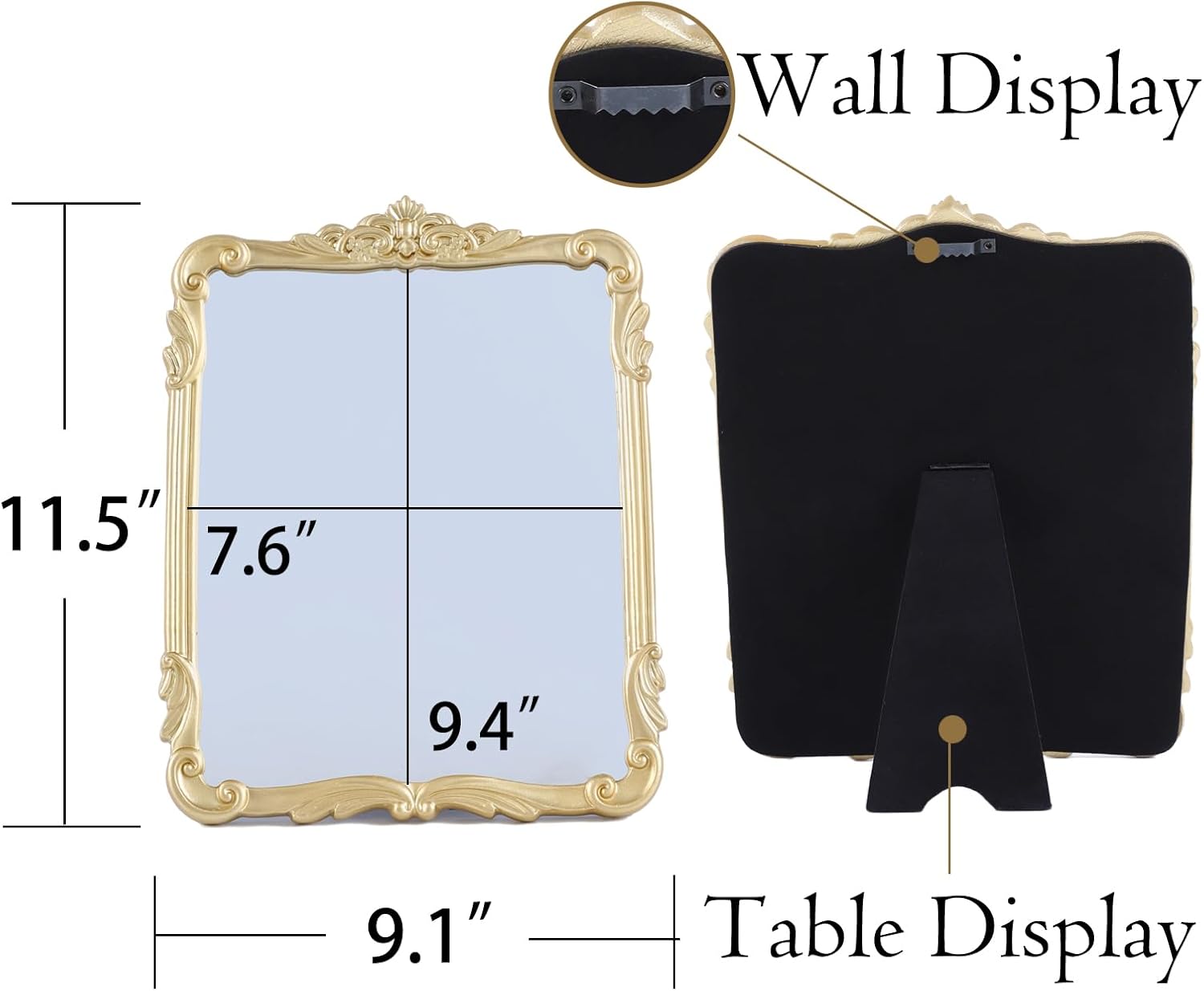 Ornate Wall Art / Gold / 8 x 10