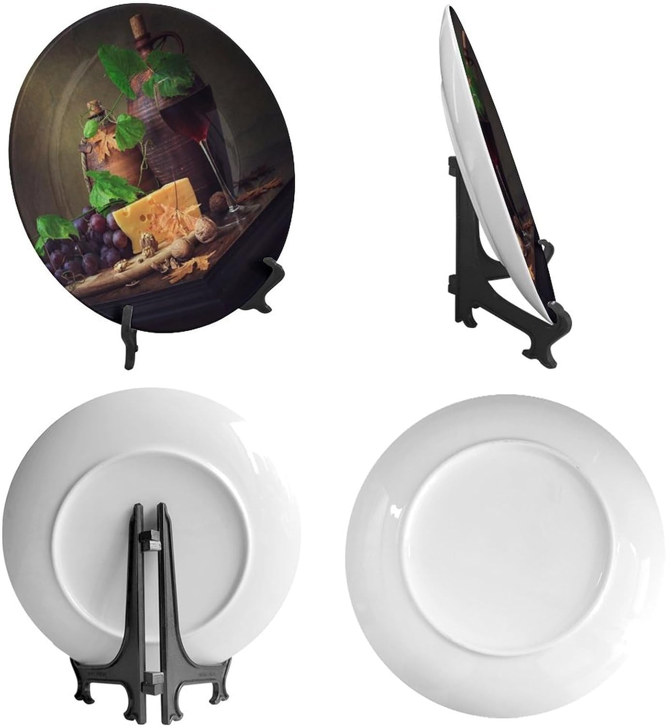 WineDecorative Plate Stand / 6 Inch / Cheese and Walnut Wine