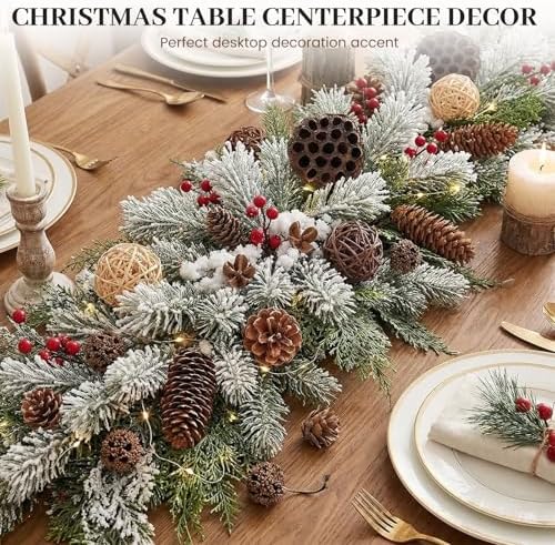 DomeStar 38 PCS Pine Cone Set for Bowl Centerpiece, Natural Bowl Fillers