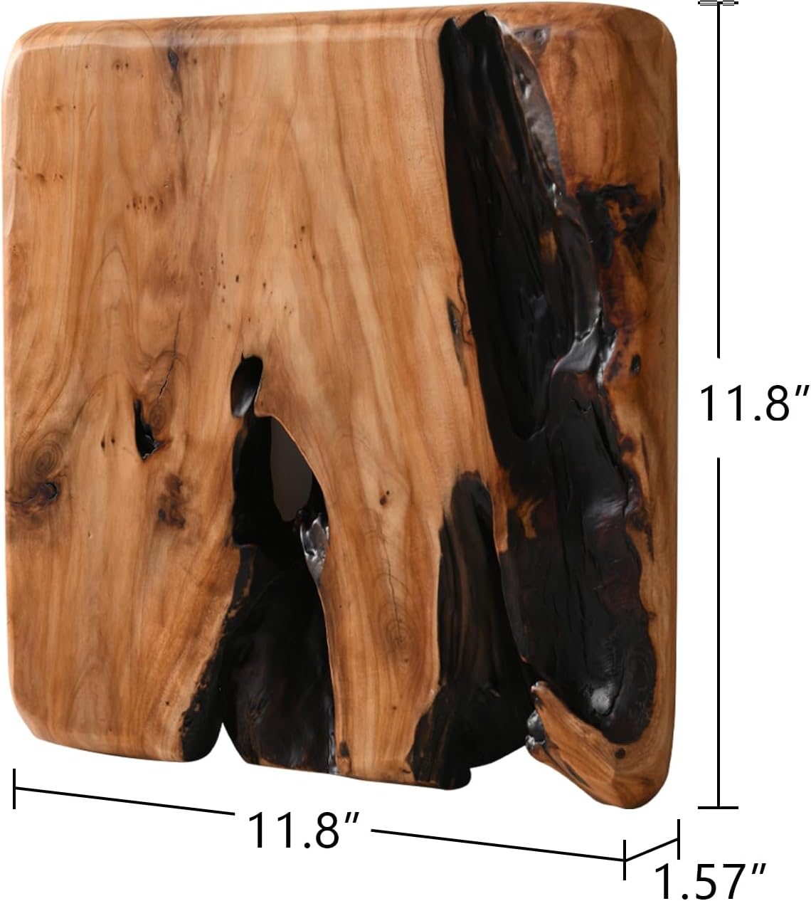 Rustic Abstract Wall Decor / Set of 4