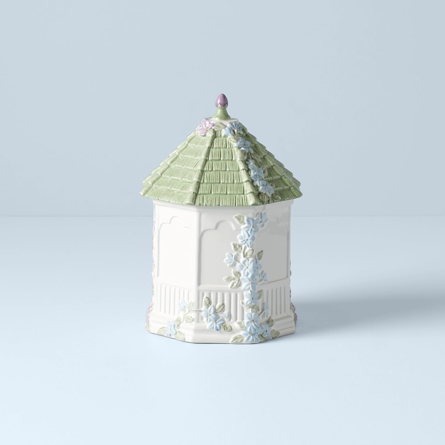 Butterfly Meadow Figural Gazebo Cookie Jar / Cookie Jar, Gazebo / White