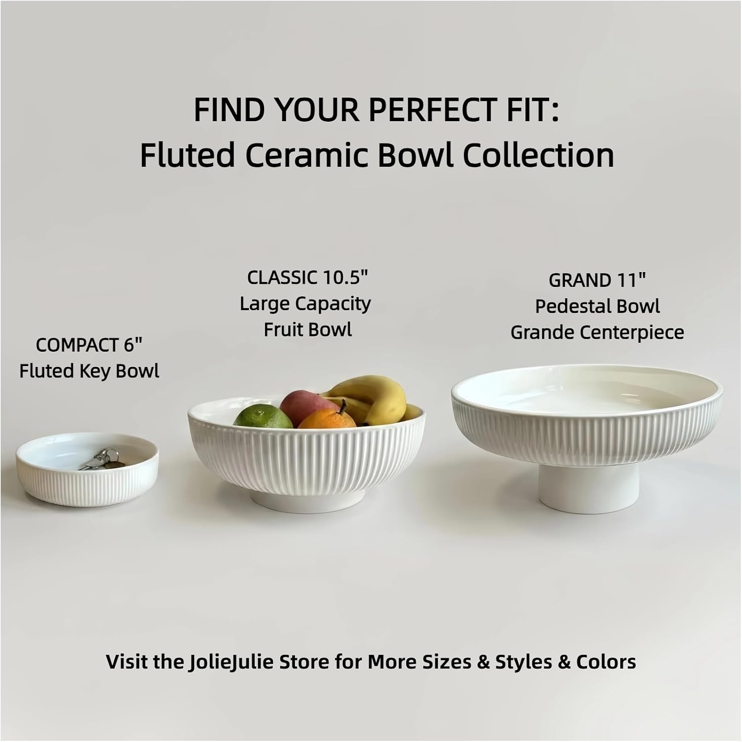6'' Key Bowl / White with Glossy Finish