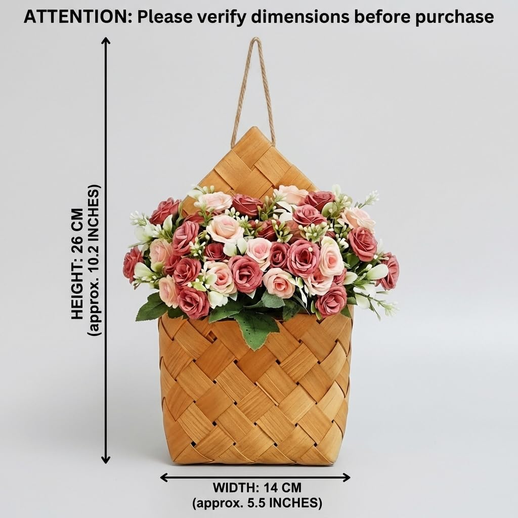 Artificial Hanging Flowers / Deep Pink