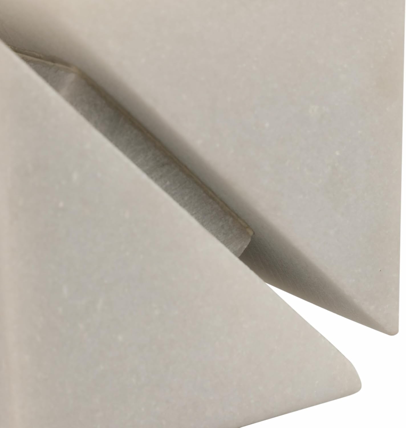 Marble Sculpture Cube / White / 4.0" H