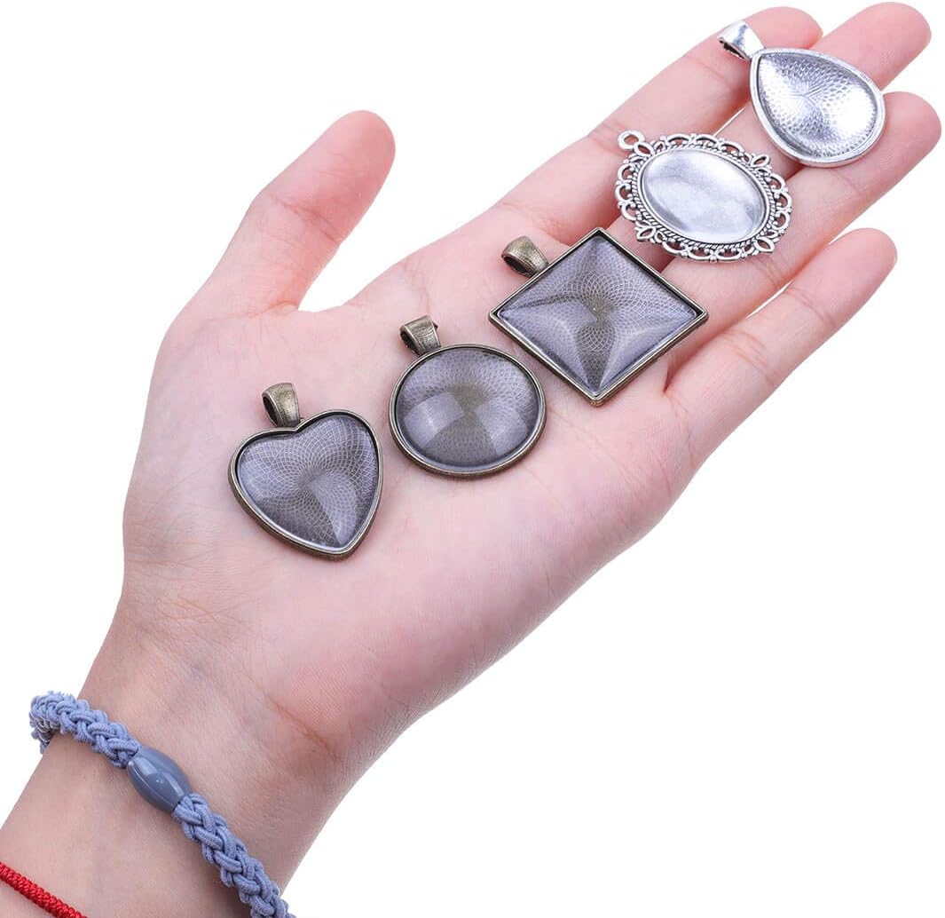Pendant Trays / Bezel Pendant Trays Blanks / Set of 60