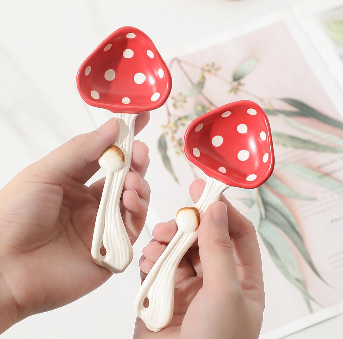 Use for Dessert / Mushroom Spoon X2 / Set of 2