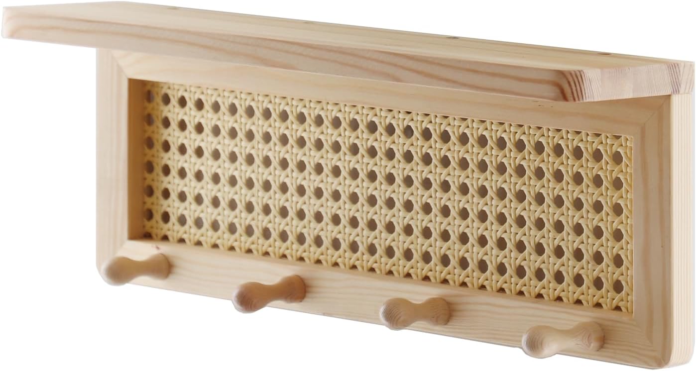 PE Rattan Key Holder / Burlywood