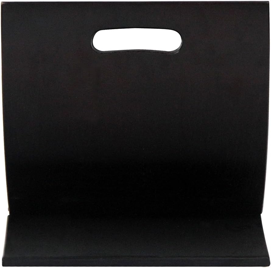 Oceanstar M1170 Contemporary Wooden Magazine Rack, Black