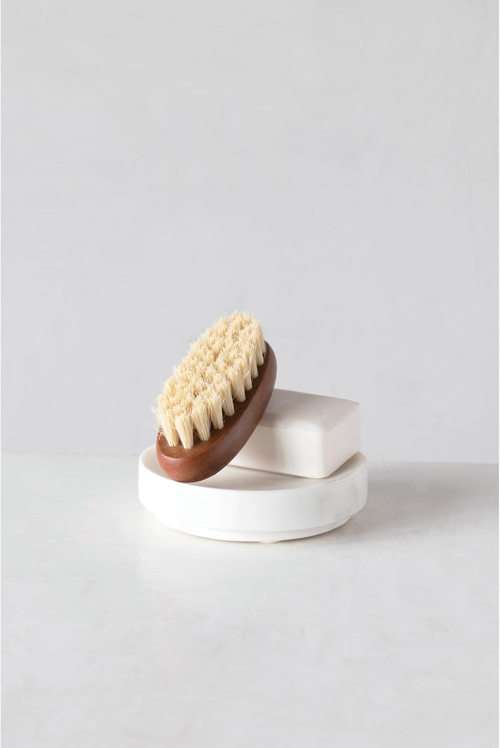 Marble Soap Dish / White