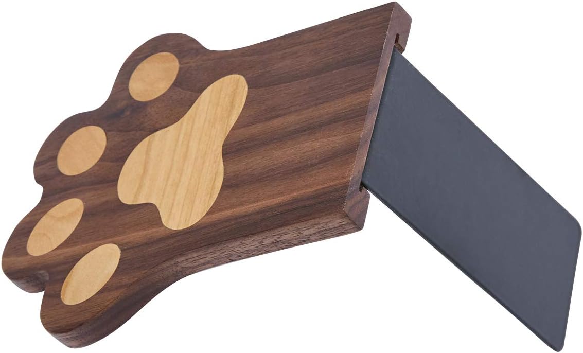 Paw Bookends / Non-Skid Bookend / Paws-walnut