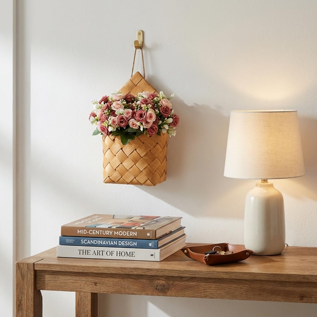 Artificial Hanging Flowers / Deep Pink