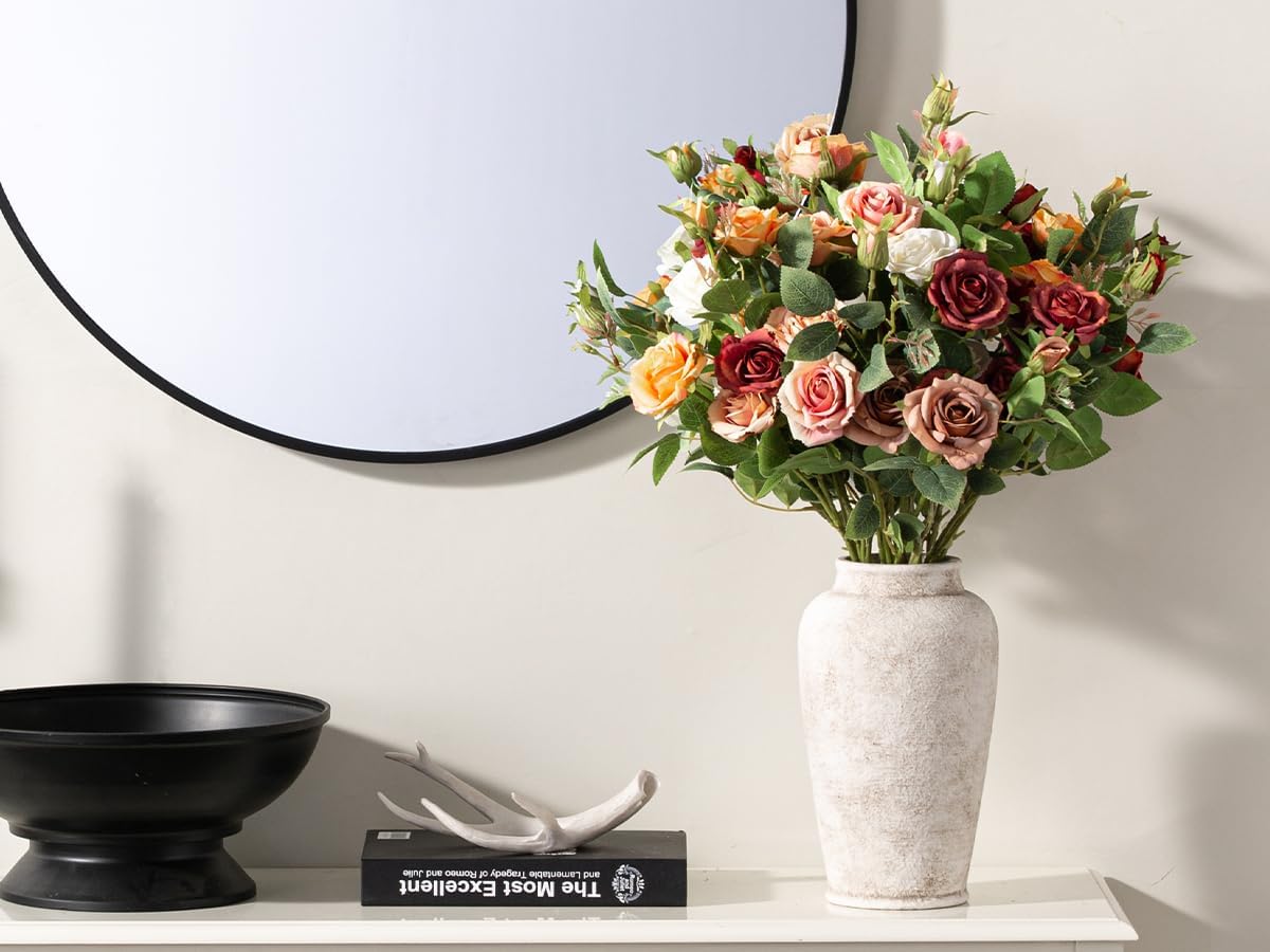 Ceramic Large Flower Vase / 11"- D