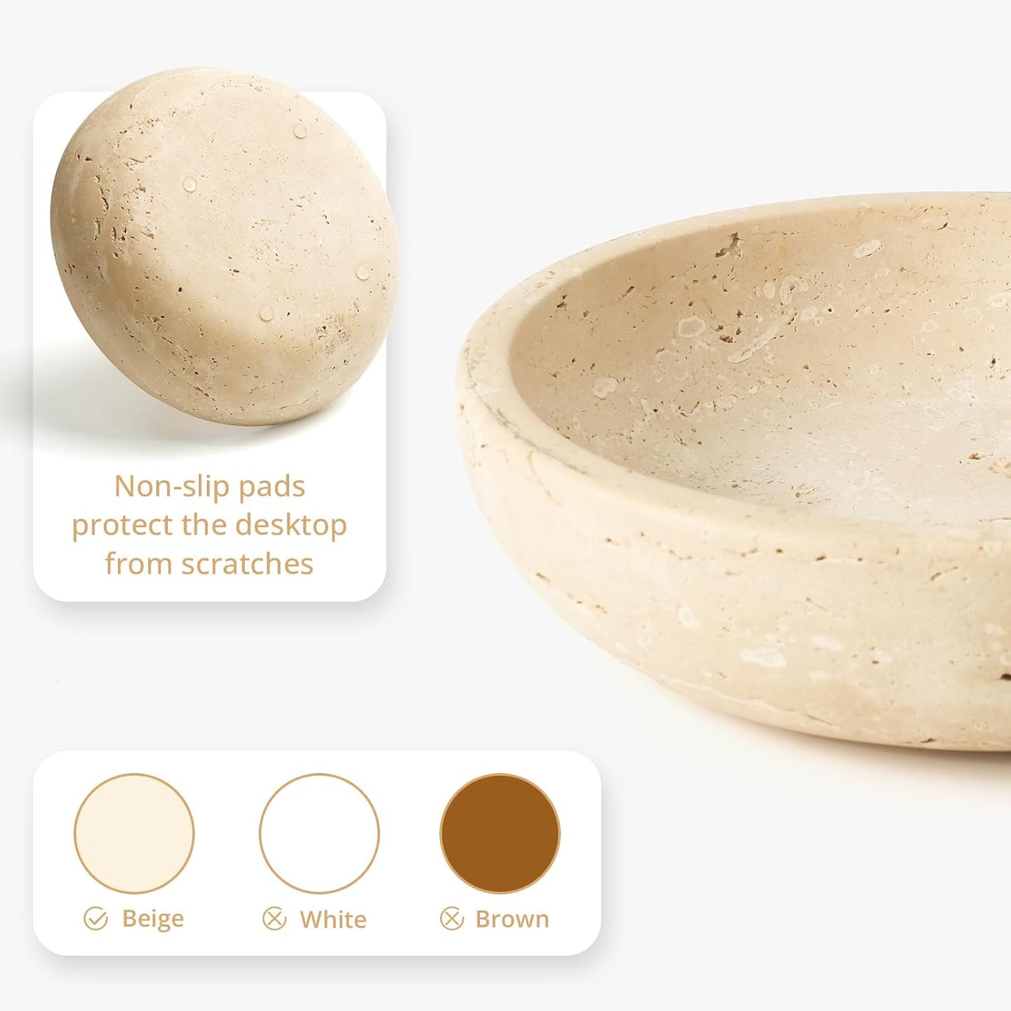 Stone Bowls for Entry / Natural