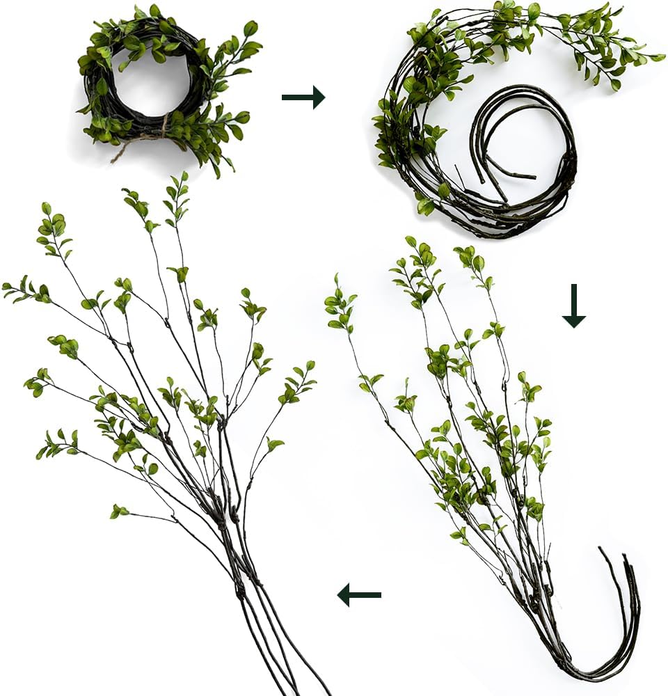 35.4" Artificial Eucalyptus Branches for Vase Filler / Set of 4