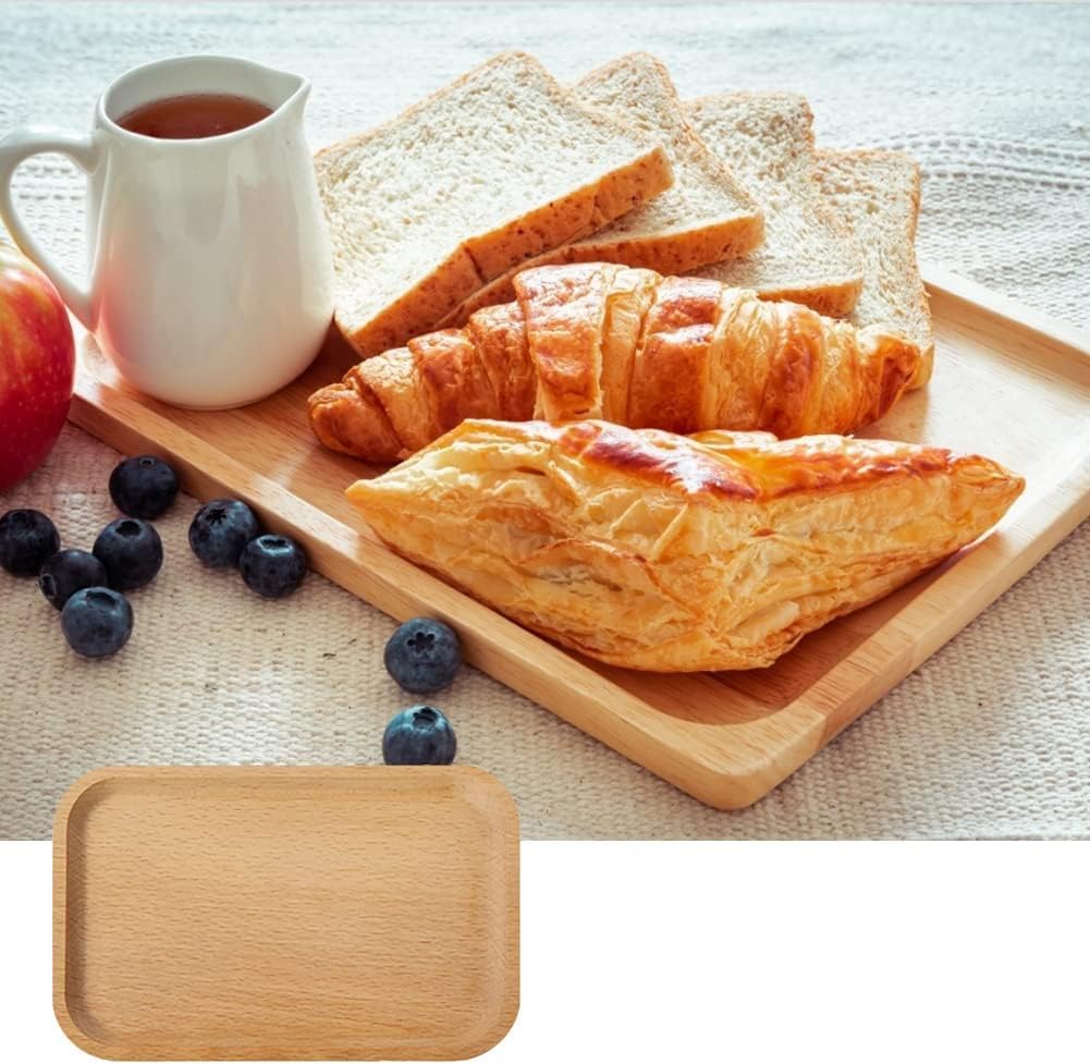 Serving Platter Tray / Wood / 8 x 5 / Set of 6