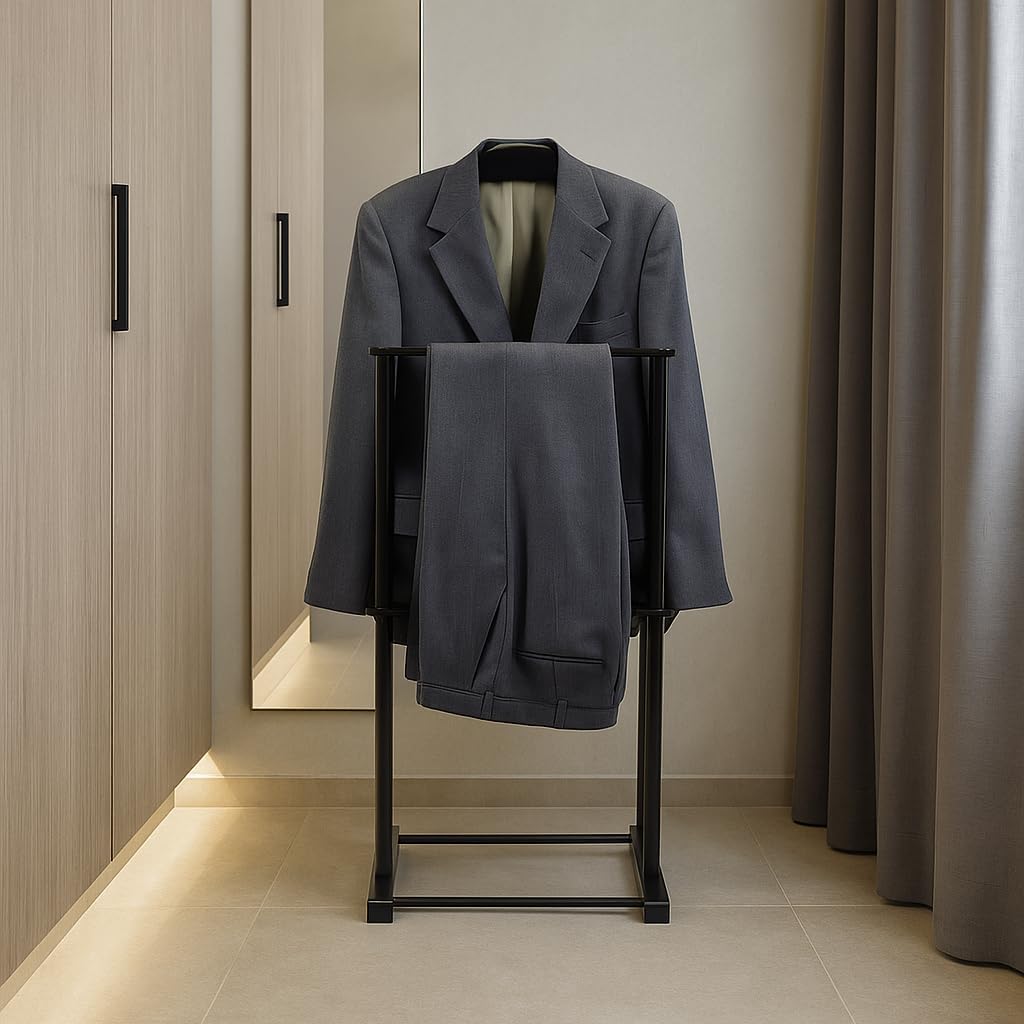 Proman Products VL17025 Twin Valet, 42.5" Height, Black"