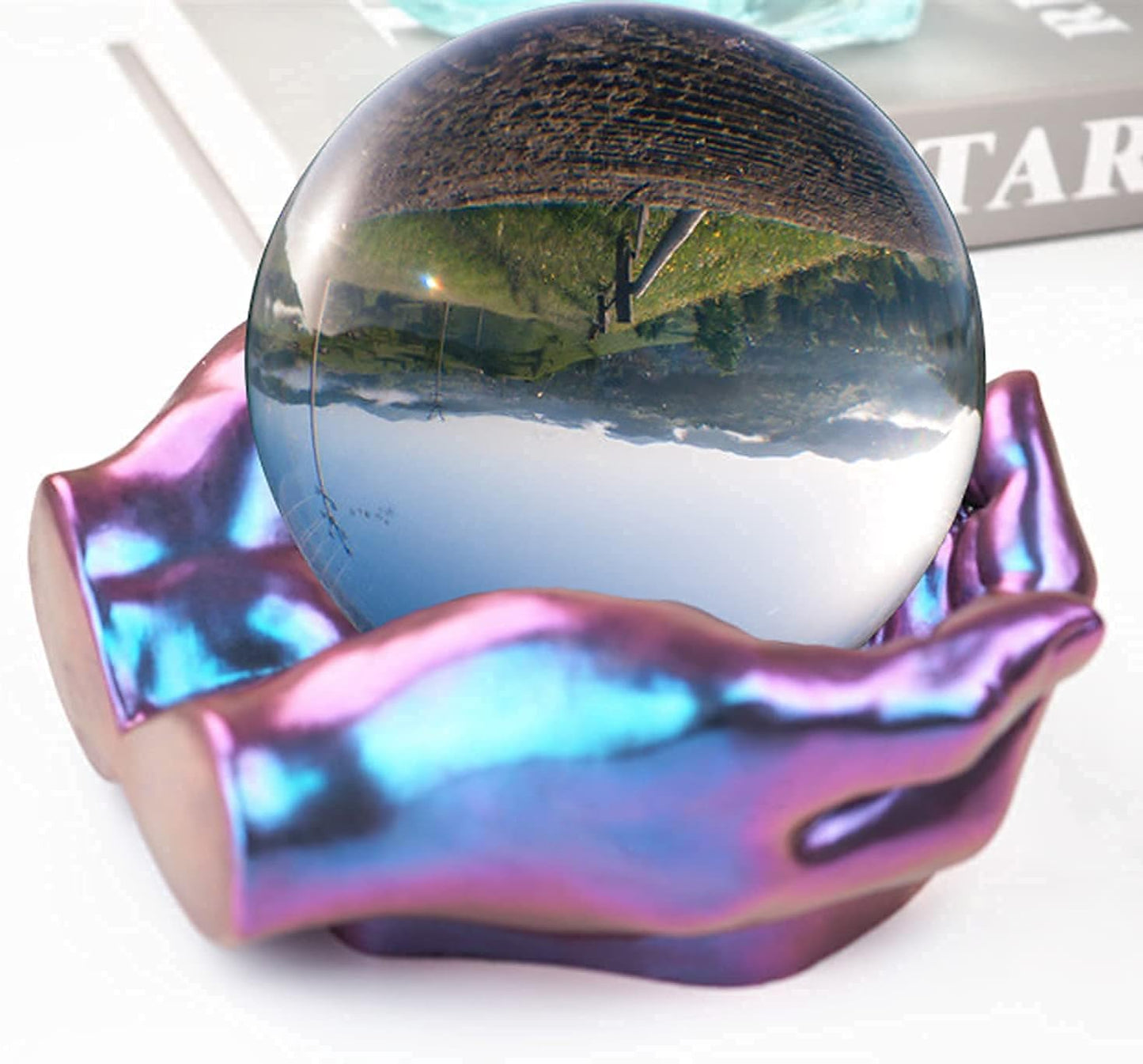 Candle Holder / Hand Shape Tray Silicone Mold for Epoxy Casting