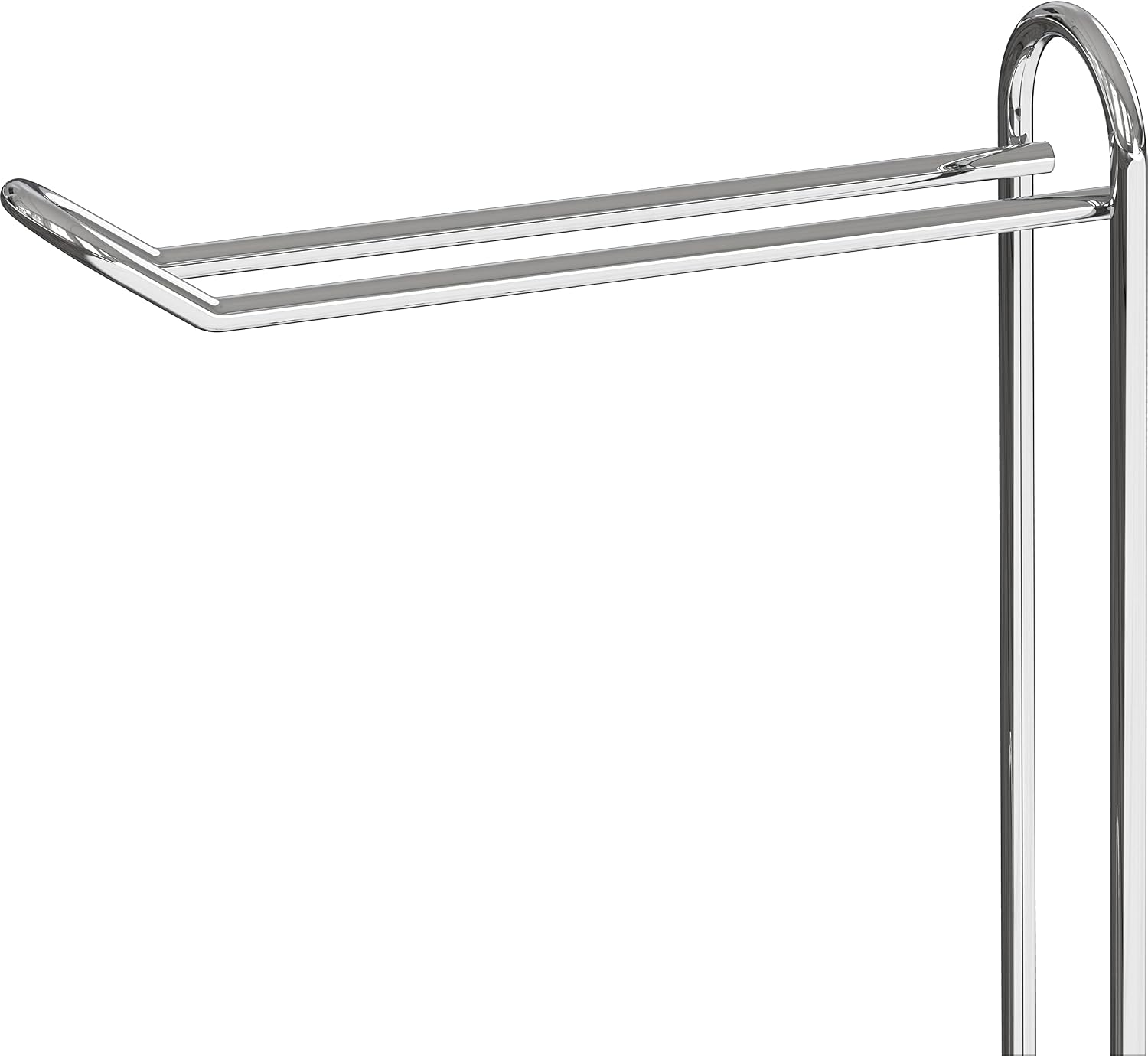 Simple Houseware Toilet Paper Holder Bathroom Tissue Storage Holder, Chrome | 4 Paper Rolls, 6.9" x 6.9" x 23"