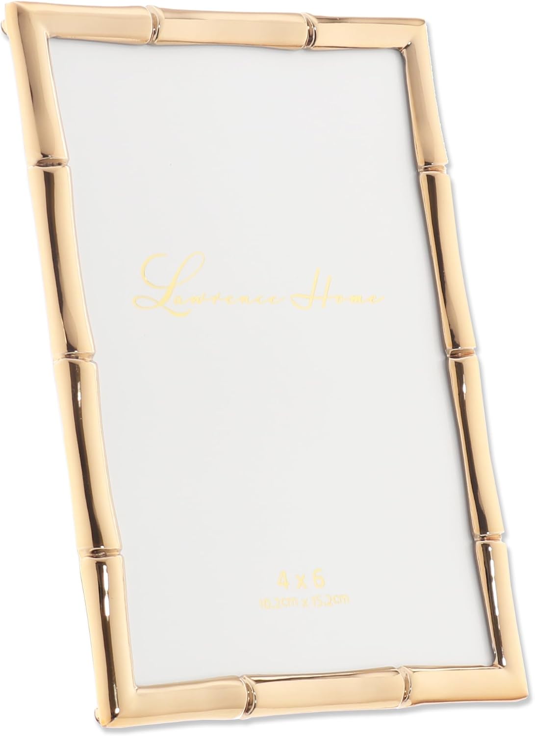 Lawrence 712246 4- W x 6- H Metal Picture Frame / Gold / 4 x 6 / Single