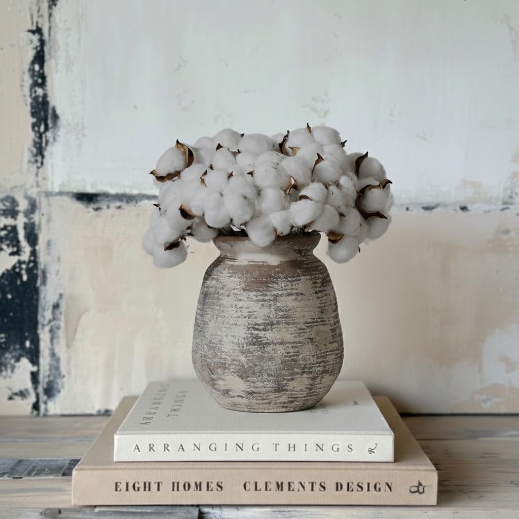Ceramic Rustic Vase / 18077-fired Terra Clay
