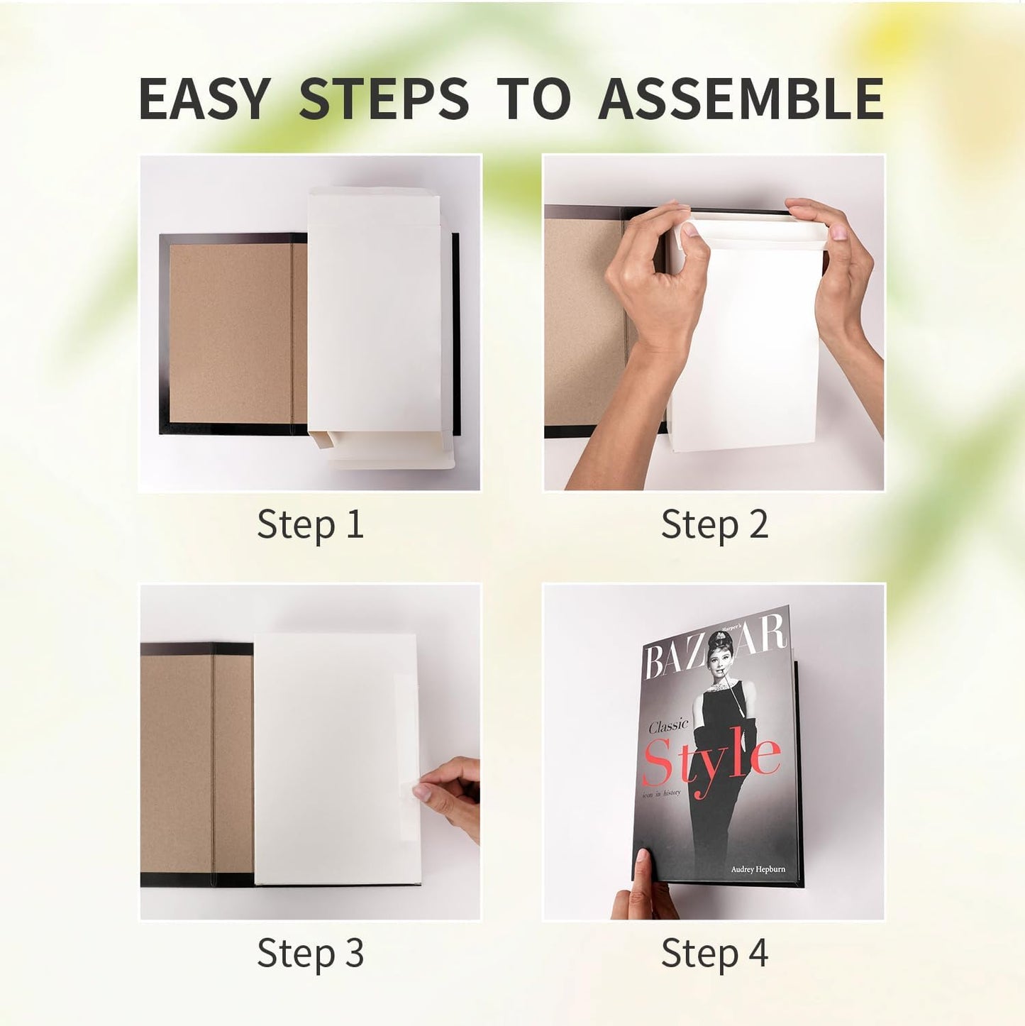 Fashion Faux Books / Set of 5