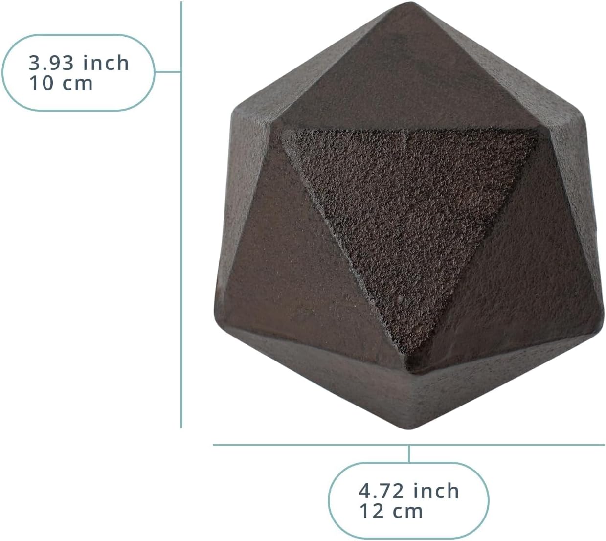 Geometric Paperweight and Book End for Modern Home Decor