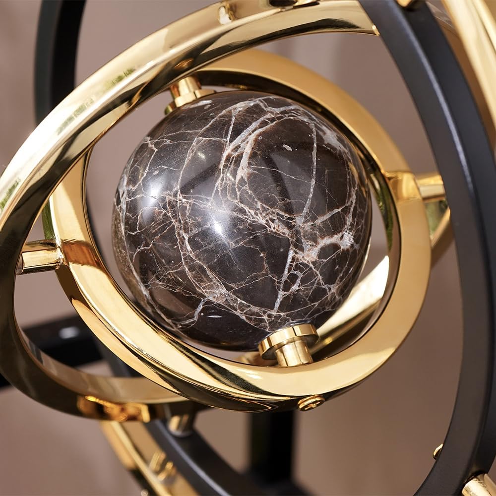 Rectangle Stand & Gold / Art Deco / Black