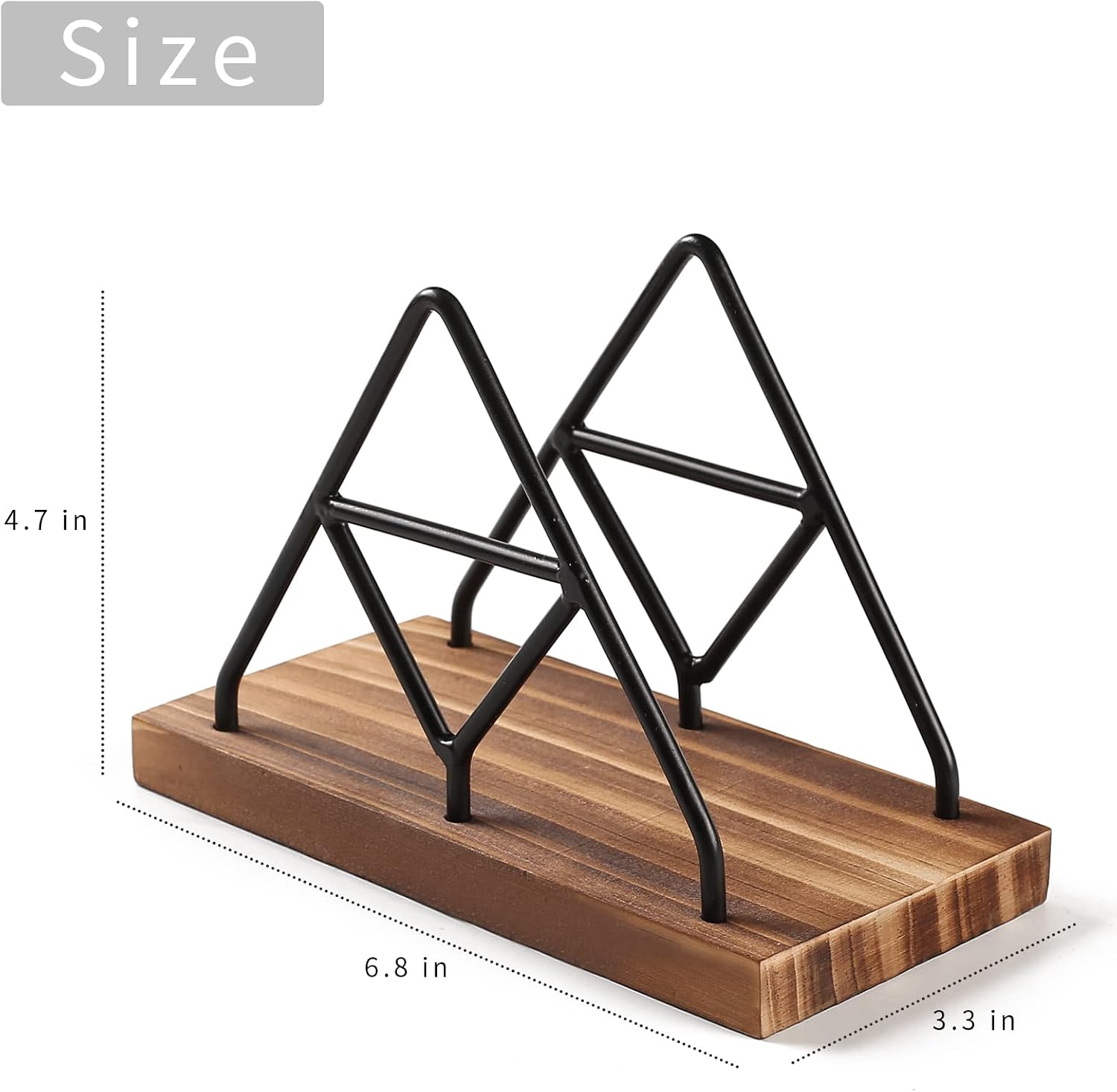 Table Napkin Holder / Black