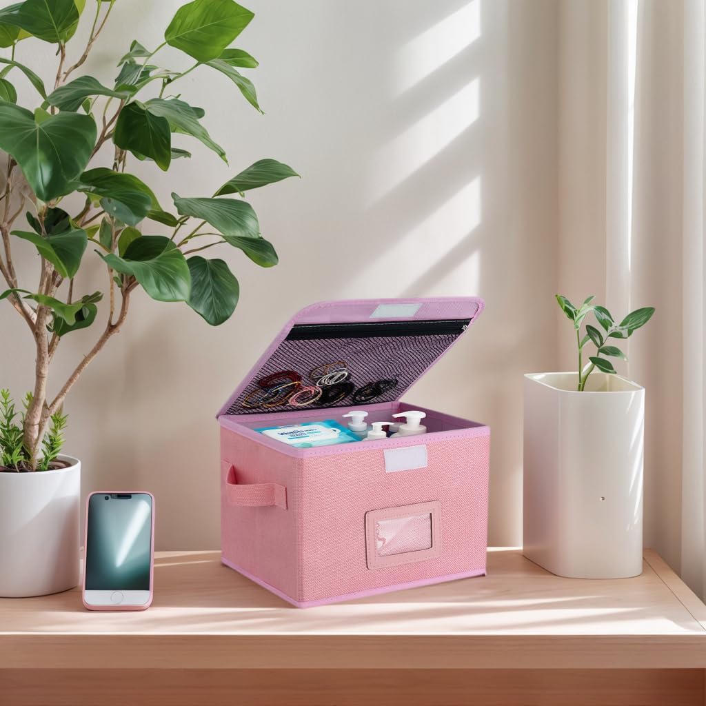 Storage Basket / Organizer Container / Pink