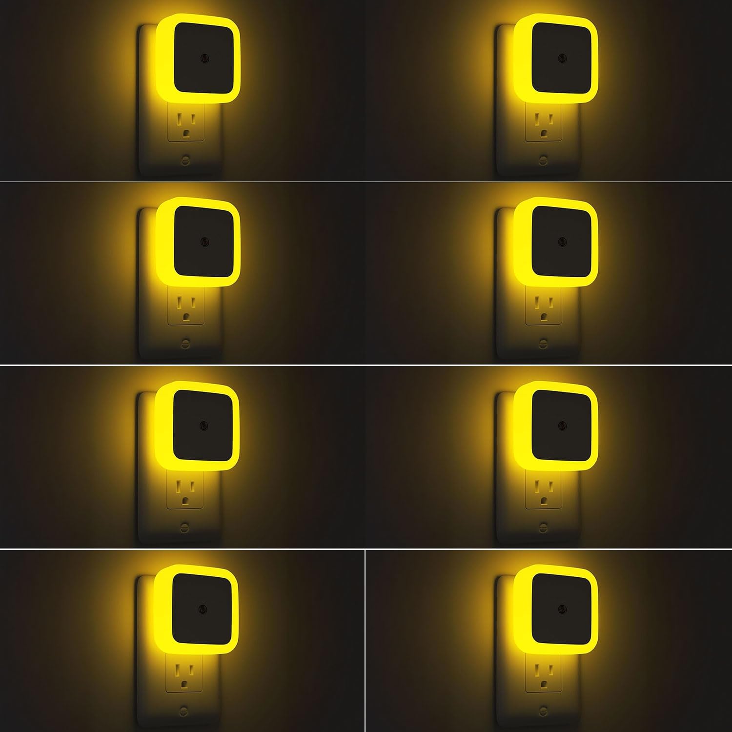 Sujeet Night Light, Night Lights Plug into Wall 8-Pack, Nightlight Plug in Night Light, Dusk to Dawn Night Lamp Led