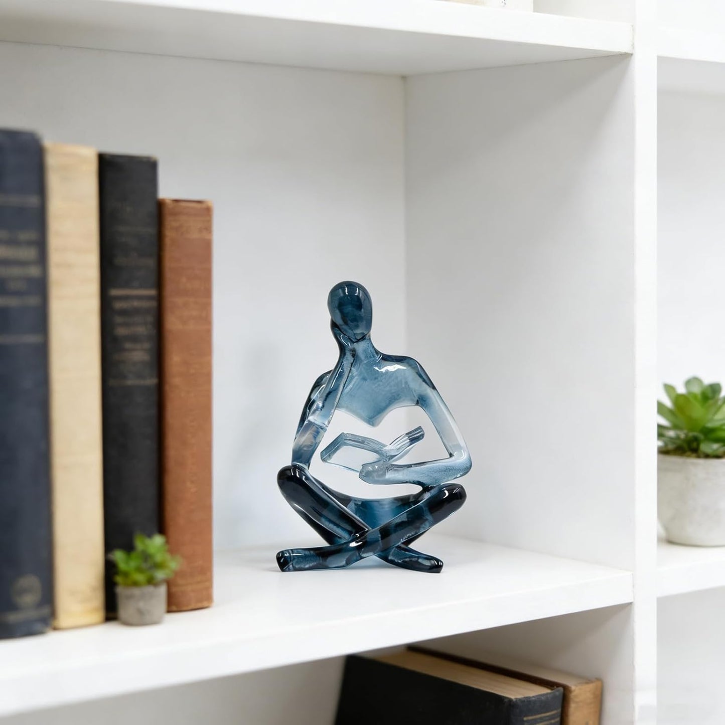 Modern Aesthetic Figurine / Blue / Left Hand