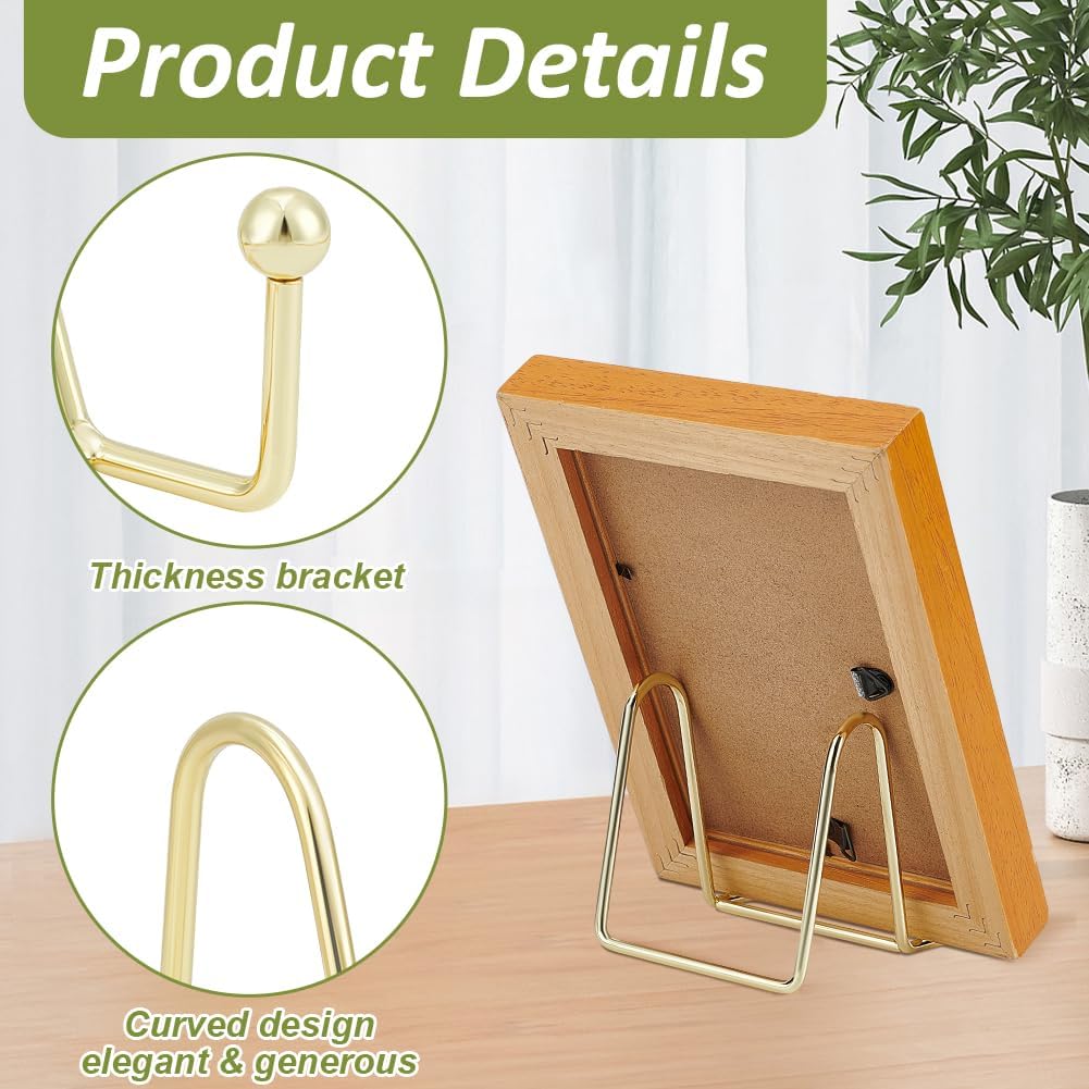 Plate Holder / Gold / 3 Inch / Set of 16