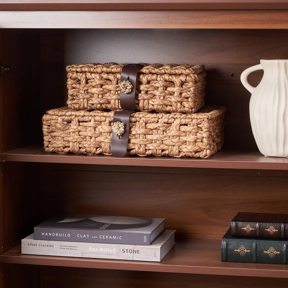 Water Hyacinth Woven Basket