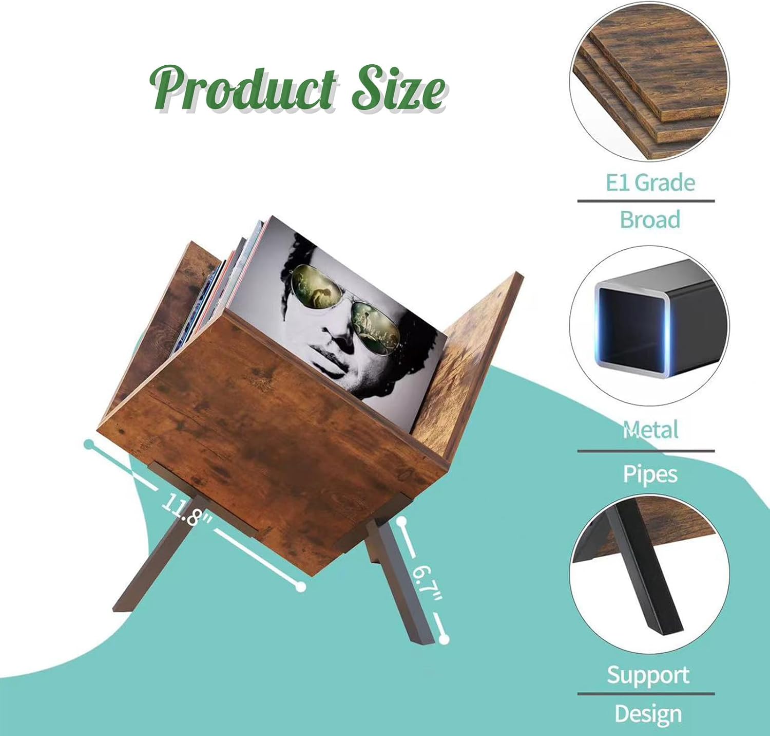 Conceptual Design Vinyl Record Storage, Album Organizer for Home | Conceptual Design, Organizes & Protects Vinyl