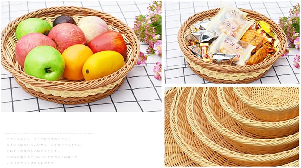 Woven Egg Baskets / Bicolor / Medium / Set of 2