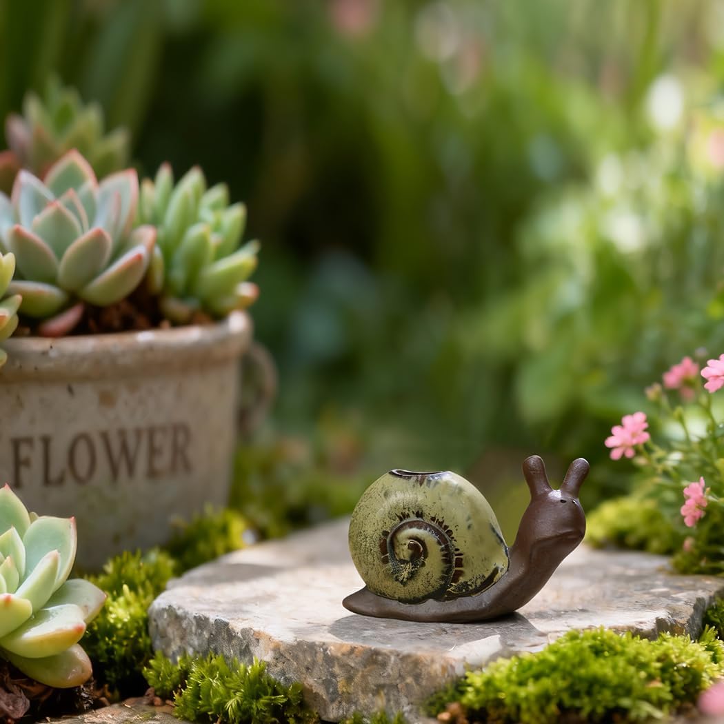 Ceramic Garden Figurines Statue Turtle / Set of 3