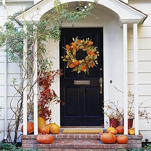 YNYLCHMX 20" Fall Wreath for Front Door, Eucalyptus and Berry Decor