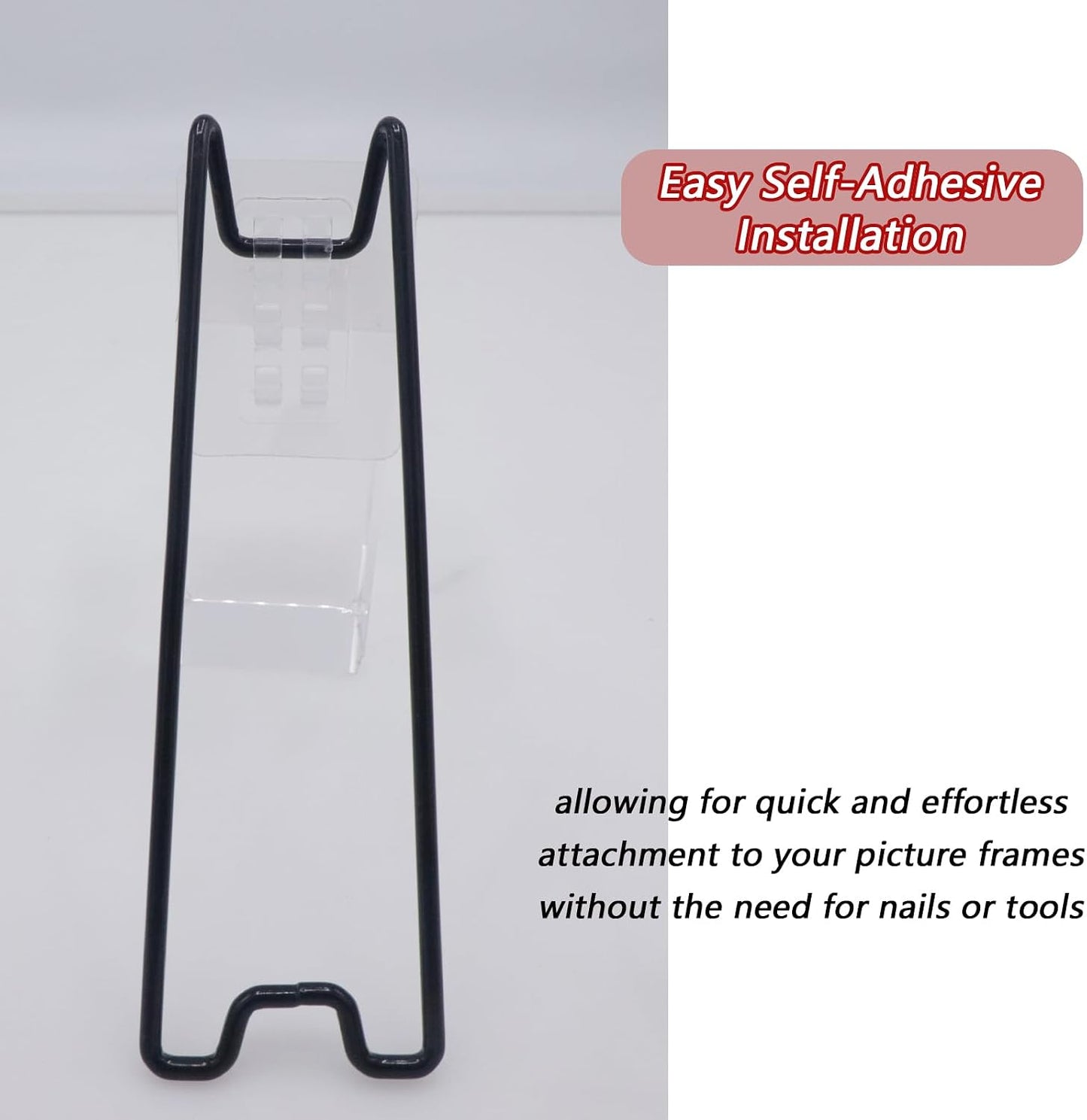 Adjustable Metal Picture Frame Easel Backs / 7.09 x 2.17 / Set of 5
