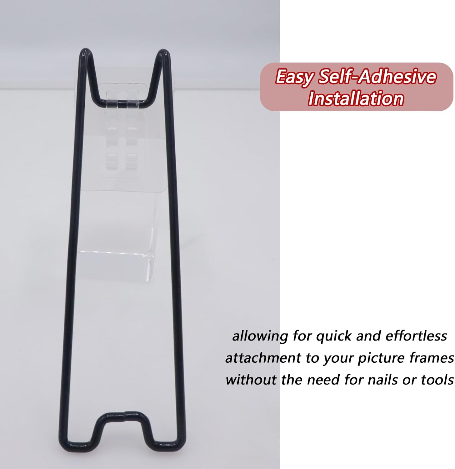 Adjustable Metal Picture Frame Easel Backs / 7.09 x 2.17 / Set of 5