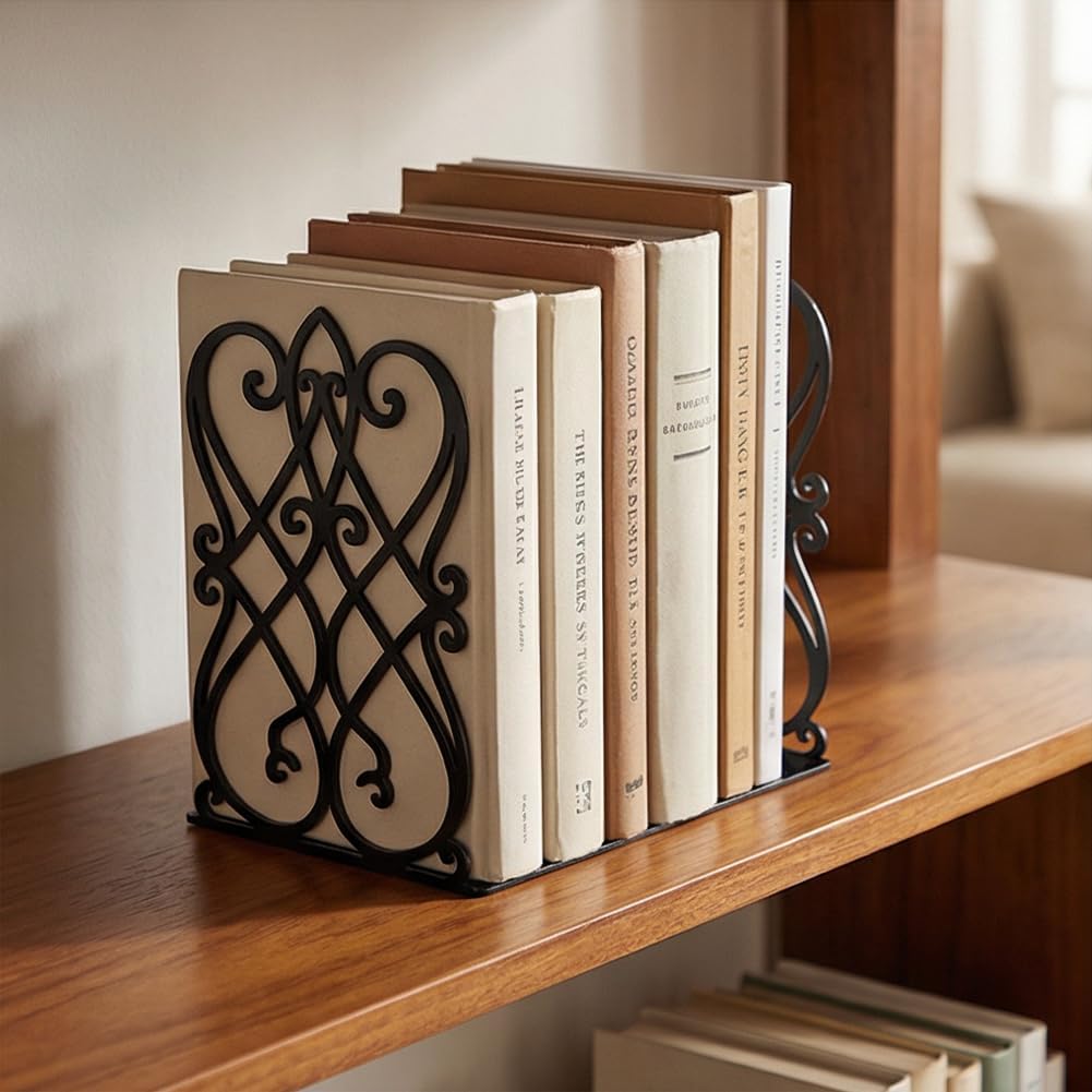Metal Bookends / Book Ends / Vintage / Set of 2