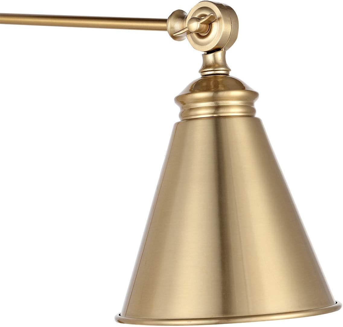 WINGBO Farmhouse Swing Arm Wall Sconce Set of 2, Industrial Adjustable Wall Lamp Light Fixture for Living Room Bedroom