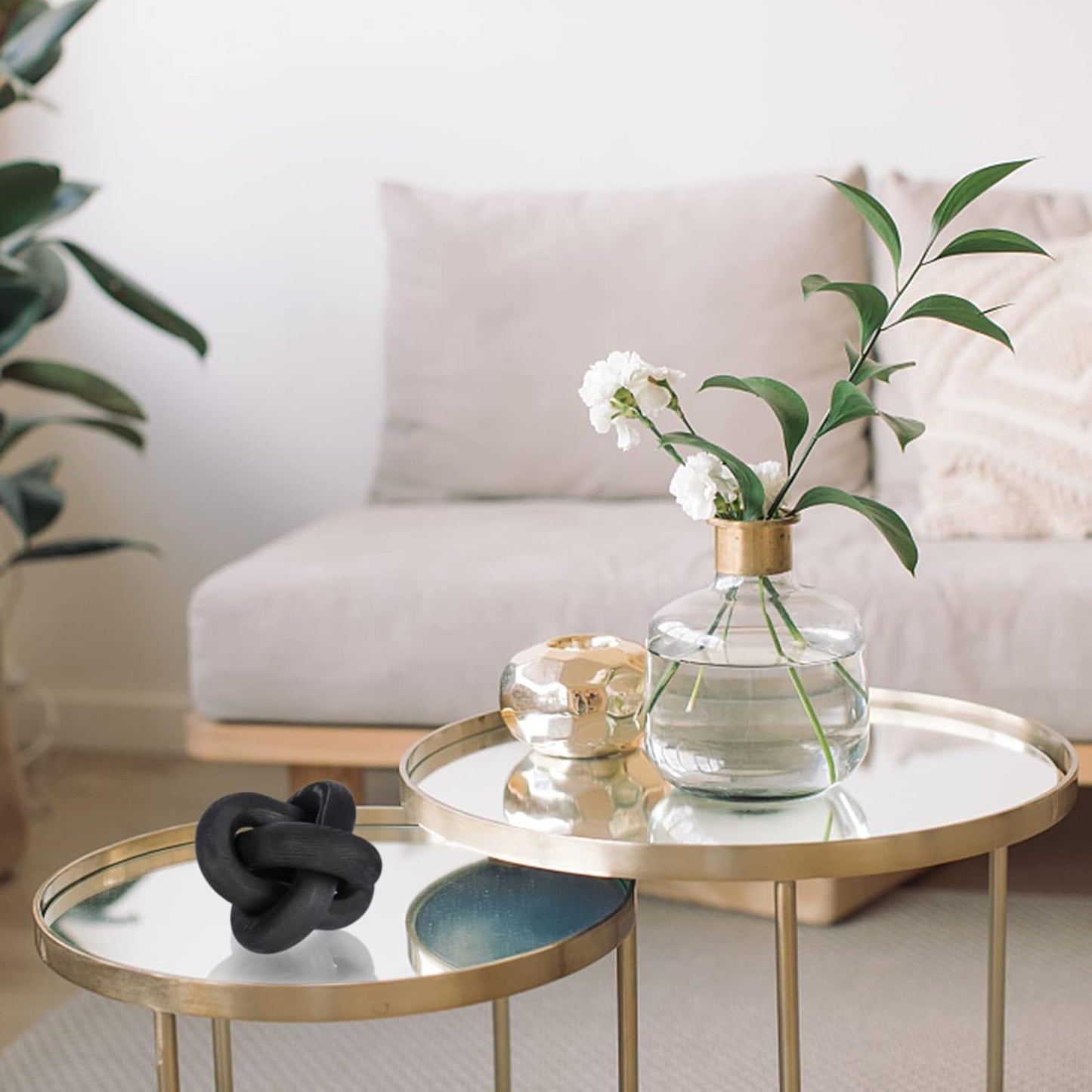 Wood Knot Decor / Black
