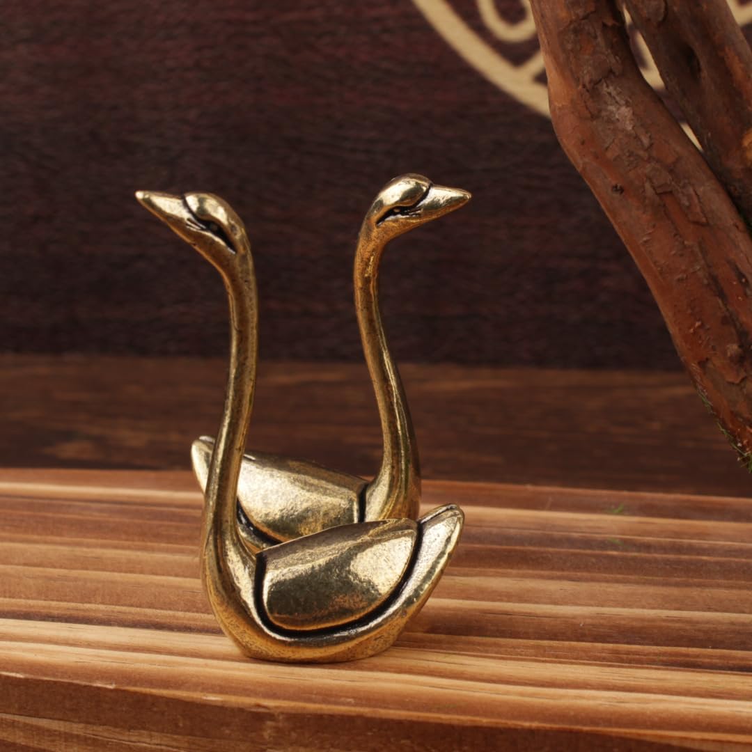 Metal Statue / Pure Brass Statue / Swan