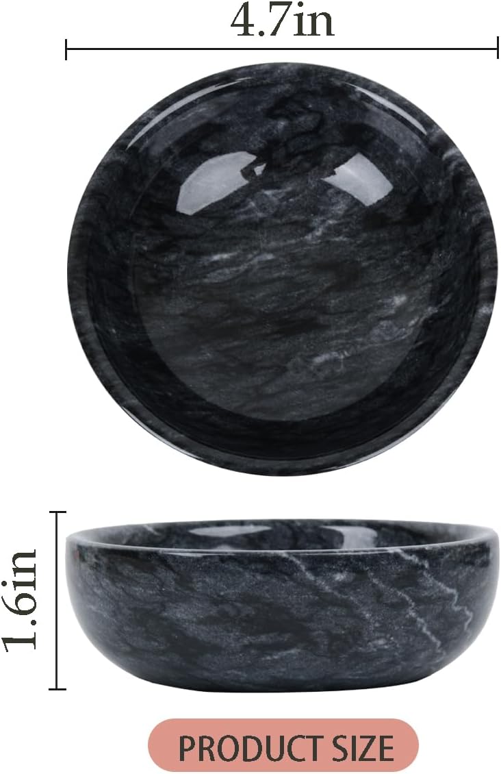 Ring Holder / Trinket Tray / Black / 4.72