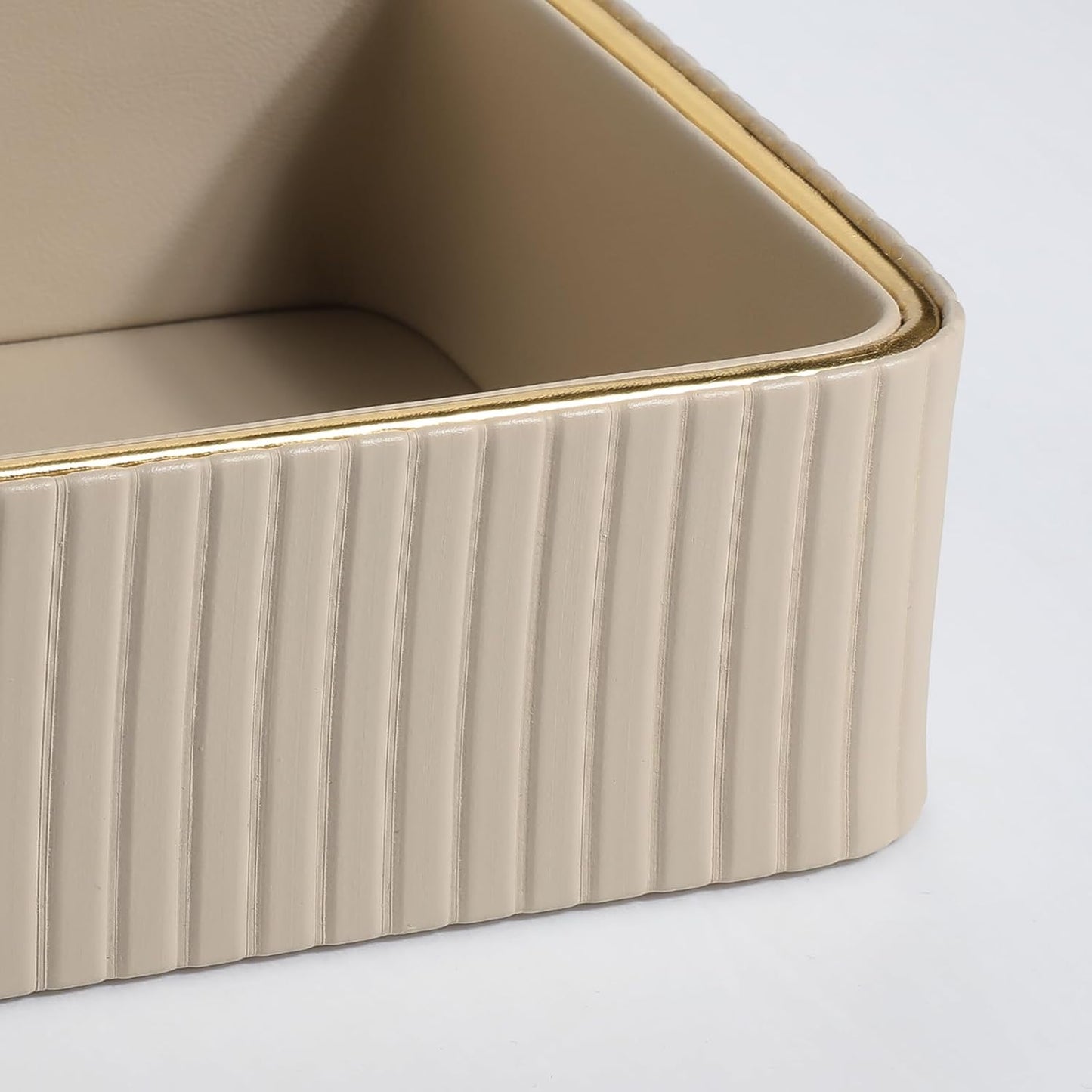 Desk Organizer Tray / Beige / 9.5 x 6 x 2.2