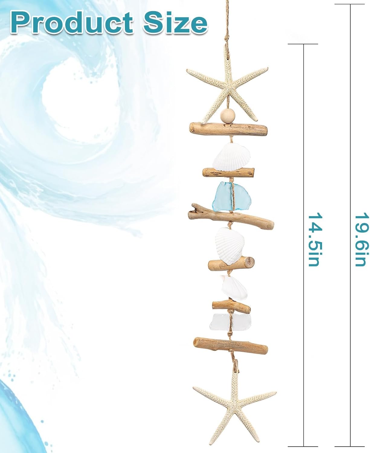 Wooden Driftwood Wall Decor / Set of 2