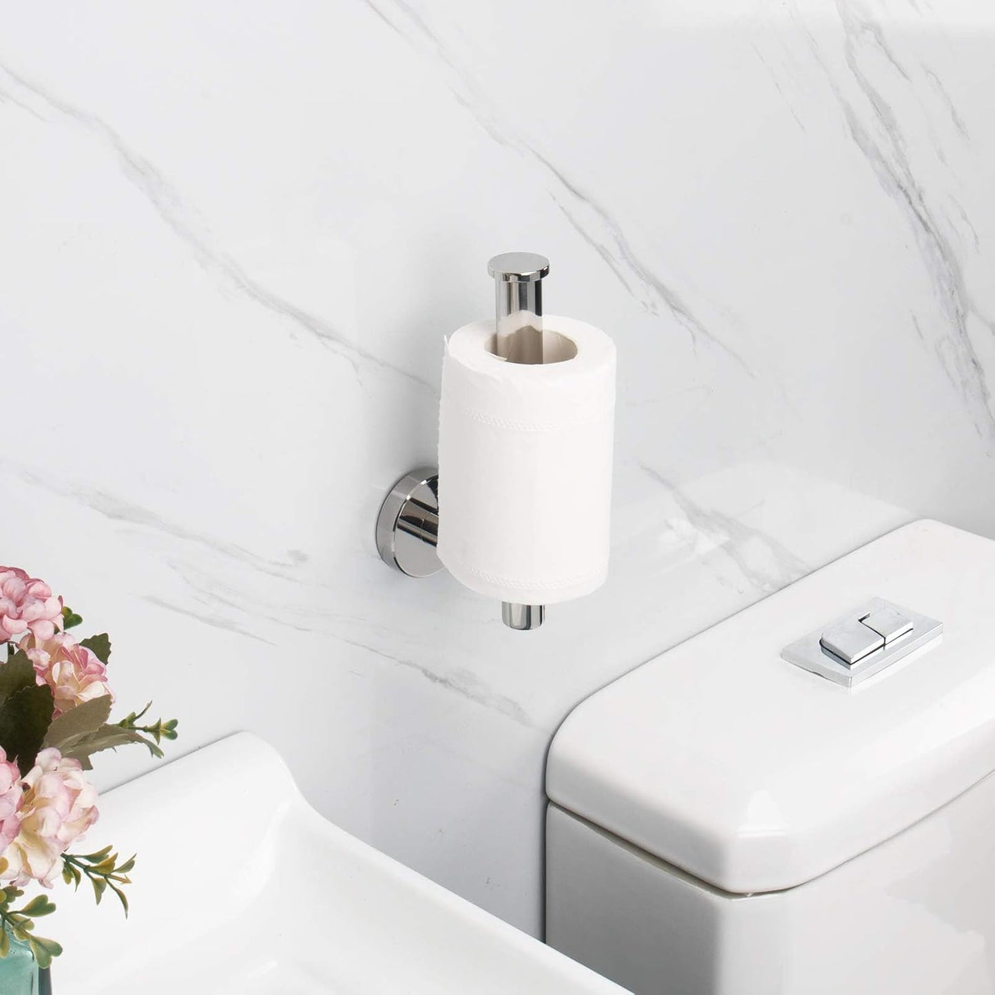 NearMoon Bathroom Toilet Paper Holder, Premium SUS304 Stainless Steel Rustproof Wall Mounted Toilet Roll Holder for